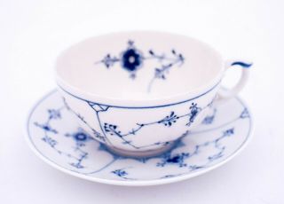Unusual Cup & Saucer 315 - Blue Fluted Royal Copenhagen - 1st Quality 3