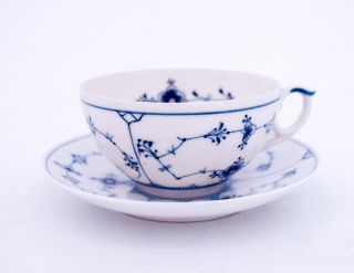 Unusual Cup & Saucer 315 - Blue Fluted Royal Copenhagen - 1st Quality 4