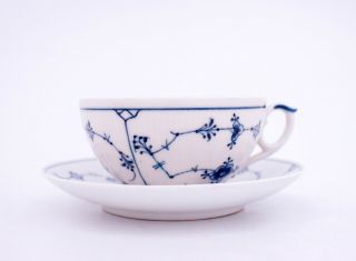 Unusual Cup & Saucer 315 - Blue Fluted Royal Copenhagen - 1st Quality 5