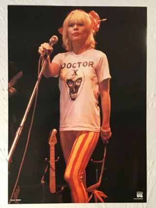 Debbie Harry Poster Blondie Sexy Live Stage Shot