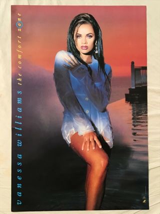 Vanessa Williams Promo Poster Sexy Wet Shirt Girl Long Legs