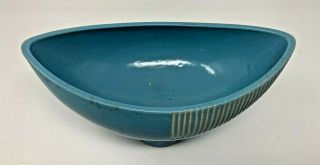 Mid Century Modern Ceramic Footed Bowl 3