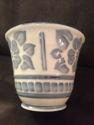 Rookwood Arts & Crafts Pottery Vase Signed Wilhelmine Rehm Floral 1945