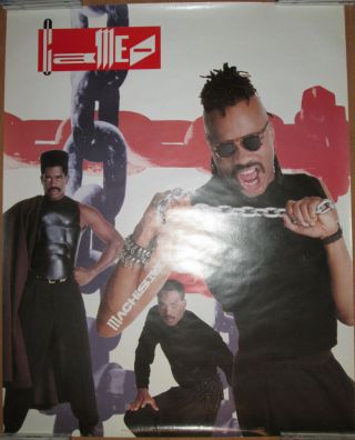 Cameo Machismo,  Polygram Promotional Poster,  1988,  24x30,  Ex,  R&b,  Funk