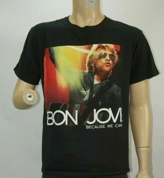2013 Bon Jovi Because We Can North American Tour Concert T - Shirt Medium