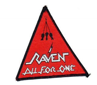 Raven - All For One Sew On Patch Nwobhm