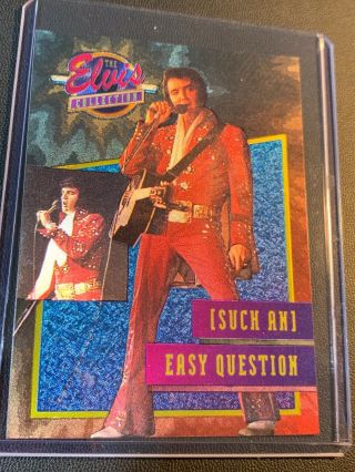 1992 Elvis Such An Easy Question Foil Card / The River Group / From Memphis