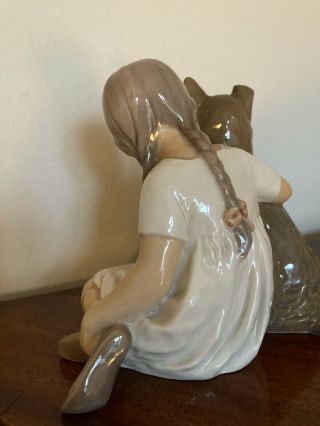 Bing and Grondahl B&G Girl with dog figurine 1973 2