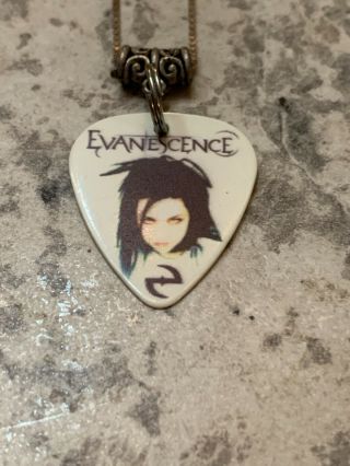 Evanescence Amy Lee Guitar Pick Necklace
