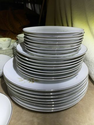 RARE 74 Piece Maytime By YAMAKA occupied JAPAN Antique China Full Service For 8 3