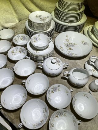 RARE 74 Piece Maytime By YAMAKA occupied JAPAN Antique China Full Service For 8 4