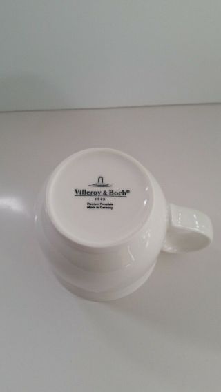 Villeroy and Boch Wave Porcelain Set of 6 Mugs 2