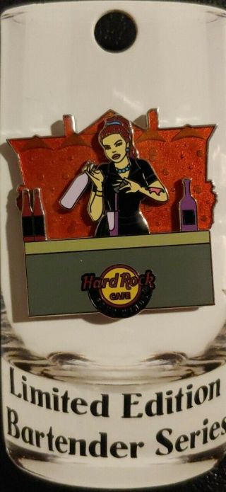Hard Rock Cafe Four Winds Limited Edition Bartender Series Pin Rare