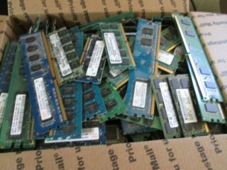 11 Lbs.  Of Scrap Server Memory / Ram For Gold And Precious Metals Recovery