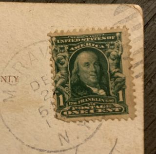 Rare 1908 Benjamin Franklin One Cent Stamp