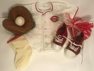 American Girl Doll; Cincinnati Reds; Baseball Clothes Outfit Set