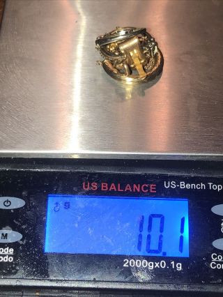 Below Scrap Value,  10.  1 Grams,  18kt,  14kt,  10kt & Dental Gold.  Small Stones