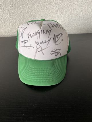 Flogging Molly Autographed Hat