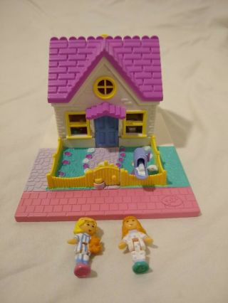 Polly Pocket Cozy Cottage Complete Set Pollyville 1993 Bluebird Toys Vintage