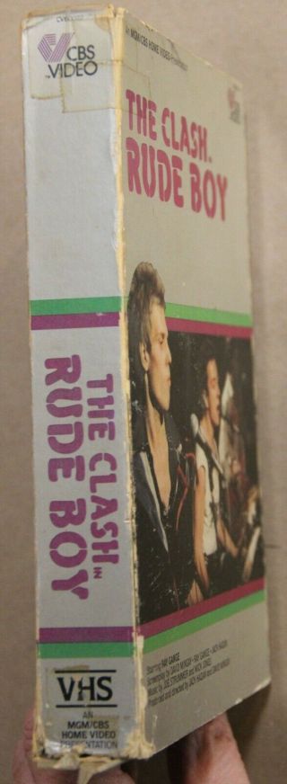 The Clash Rude Boy VHS,  MGM/CBS 1980 Big Box,  Punk Rock 3