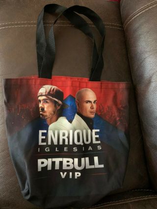 Enrique Iglesias & Pitbull Vip Concert Tote Bag