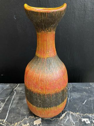 Mid Century Modern Italy Bitossi Aldo Londi Pottery Vase Seta Lobster Gambero 20