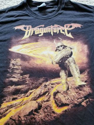 Dragonforce Tour T Shirt Size Adult Medium