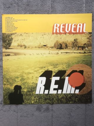 R.  E.  M.  Reveal Rare Promo 12 X 12 Poster Flat 2001