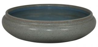 Marblehead Pottery Mottled Gray Blue Bowl