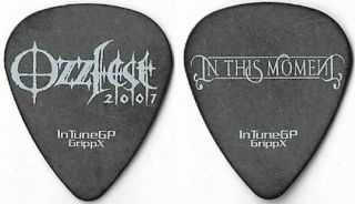 In This Moment White/black Tour Guitar Pick