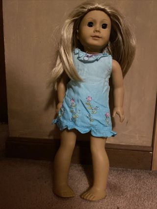 Kailey Hopkins Retired American Girl Doll Goty 2003 With.  Loved Loose Limbs.