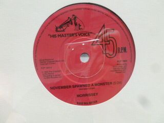 Morrissey November Spawned a Monster 7 Inch 45 RPM 3