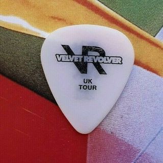 Velvet Revolver Dave Kushner Uk Tour White Guitar Pick