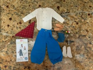12” Mattel Barbie Friend Ken In Holland Outfit Only - Played With
