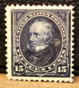 1894 Us Stamp Scott No.  259 Never Hinged Mnh,  15 Cents Dark Blue Henry Clay