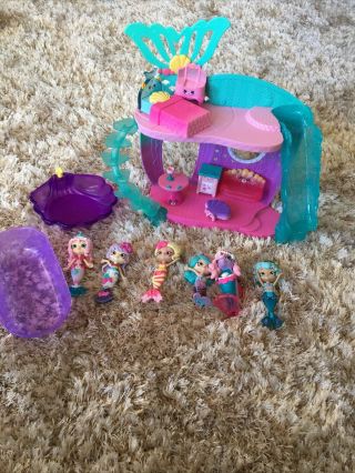 Shopkins Happy Places Mermaid Tails Reef Playset Figures Accessories