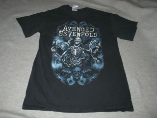 Avenged Sevenfold - Welcome To The Family - 2011 Tour Shirt W Dates - T - Shirt - S