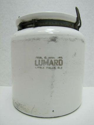 Lumard Little Falls Nj Paul O Abbe Old Us Stoneware Ceramic Mill Grinding Jar