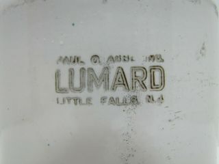 LUMARD LITTLE FALLS NJ PAUL O ABBE Old US Stoneware Ceramic Mill Grinding Jar 2