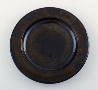 Kähler,  Denmark,  Svend Hammershøi,  Glazed Stoneware Dish.  1930s