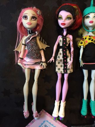 Monster High - Doll Bundle - Rochelle,  Operetta,  Lagoona,  Abbey 2
