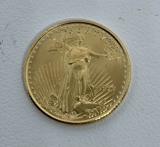 1999 American Gold Eagle 1/10 Oz $5 Dollars
