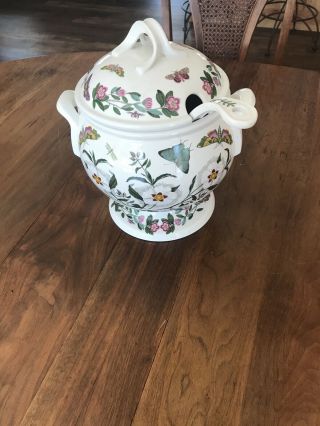 Portmeirion Botanic Garden Soup Tureen With Lid And Ladle