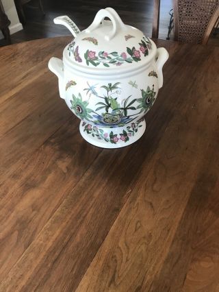 Portmeirion Botanic Garden Soup Tureen With Lid and Ladle 3