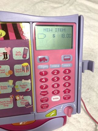 Barbie Electronic Loves to Shop Talking Cash Register,  Money,  Coins,  Credit Card 3