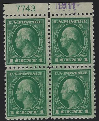 Us Stamps - Scott 462 - Plate Block Of 4 - Never Hinged (d - 134)