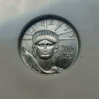 2006 1/10.  9995 U.  S.  Platinum Eagle Ngc Ms70
