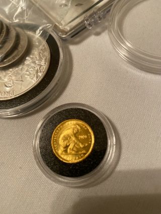 2020 Gold Prospector 1/10 Oz • 24kt.  9999 Fine Coin In Capsule