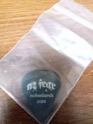 Bullet For My Valentine Guitar Pick Rare No Fear Energy