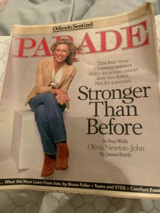Olivia Newton - John 2005 Parade Stronger Than Before Orlando Sentinel